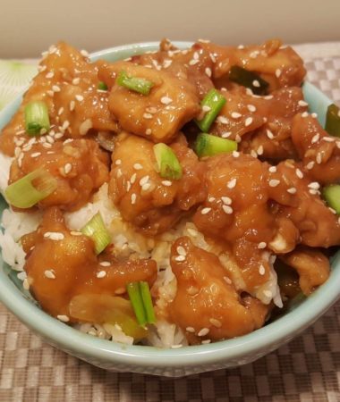 Pressure Cooker Chinese Take-Out General Tso's Chicken and Rice
