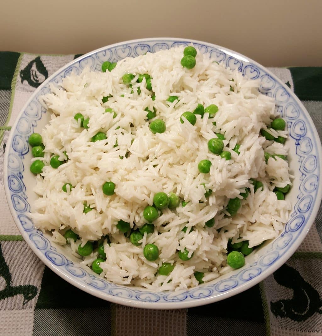Indian Butter Rice and Peas