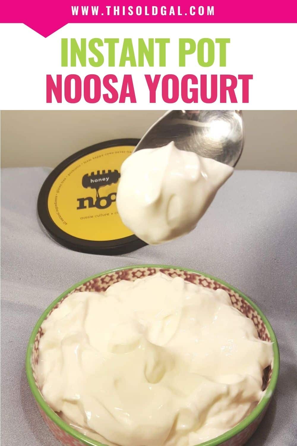 Instant Pot Homemade Noosa Yoghurt Copycat {Honey Yogurt}