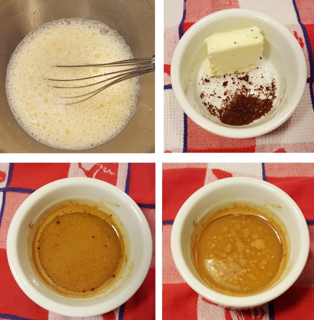 Prepare the Liquid Ingredients Espresso Chocolate Bread Pudding