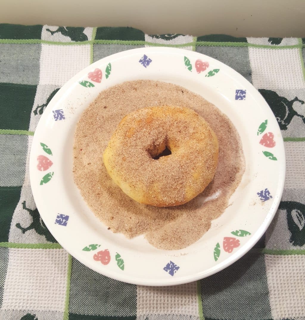 Quick Air Fryer Doughnuts {Cinnamon &amp; Sugar Donuts} This