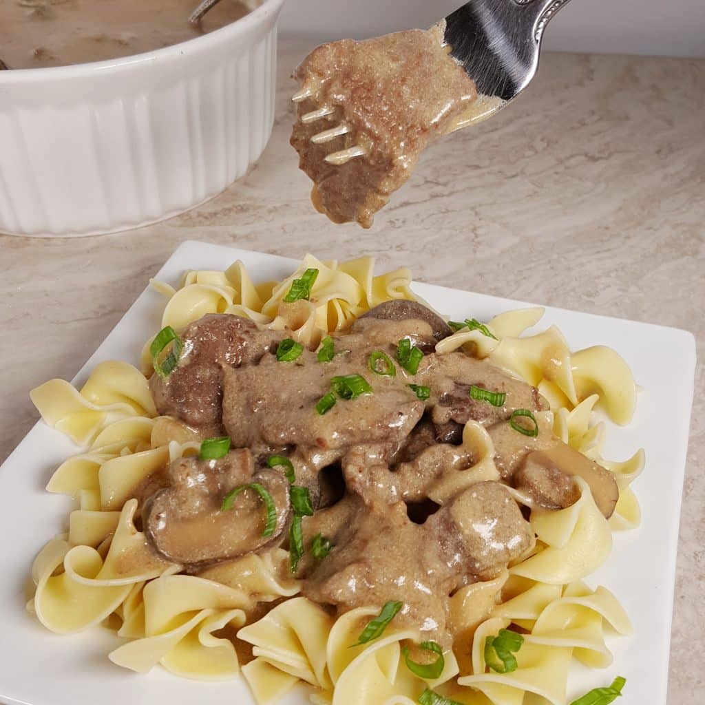 Gluten free beef stroganoff best sale instant pot