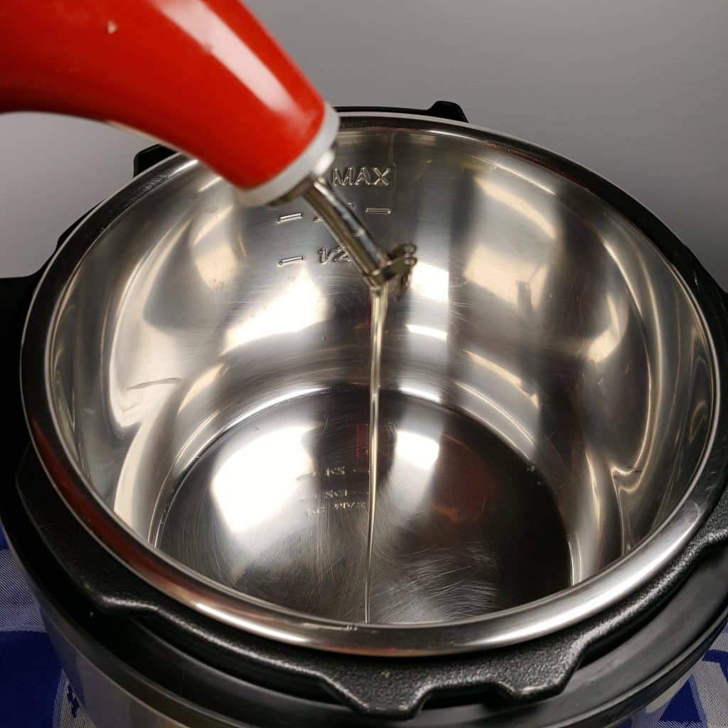 Heat Instant Pot Fully - Add Oil