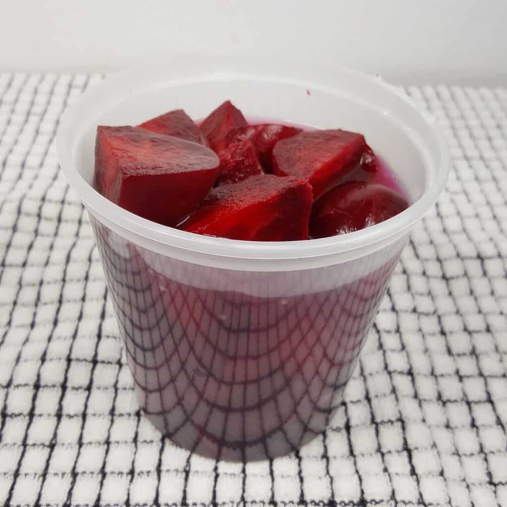 Cover Beets with Water to Store