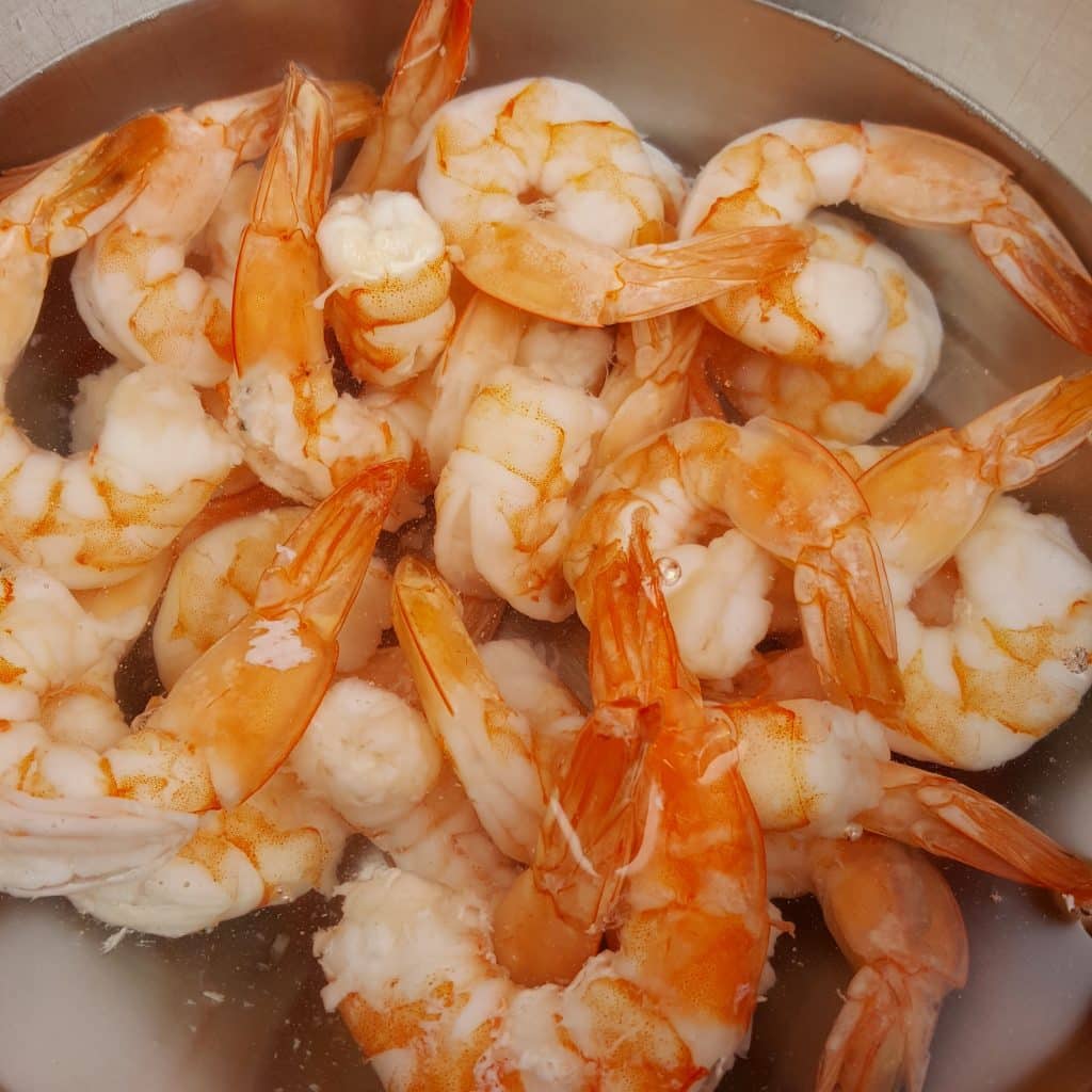Quickly Remove Shrimp from Pressure Cooker