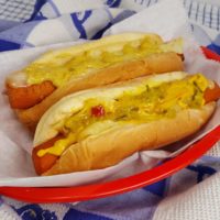 Pressure Cooker Carrot Hot Dogs with Cheese