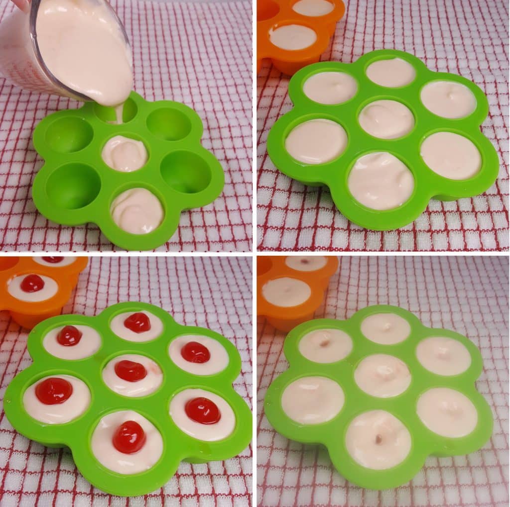Fill the Silicone Trays