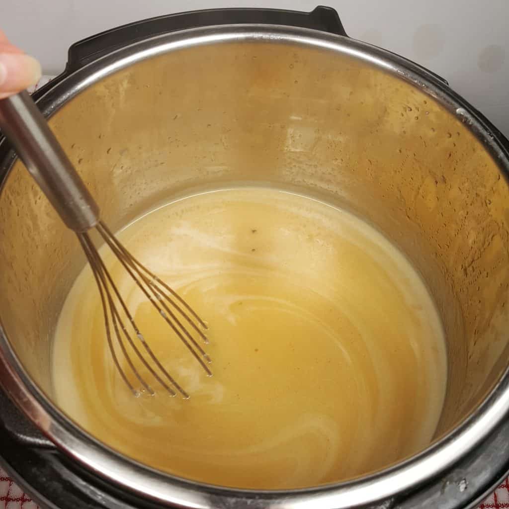 Simmer and Whisk until Desired Consistency