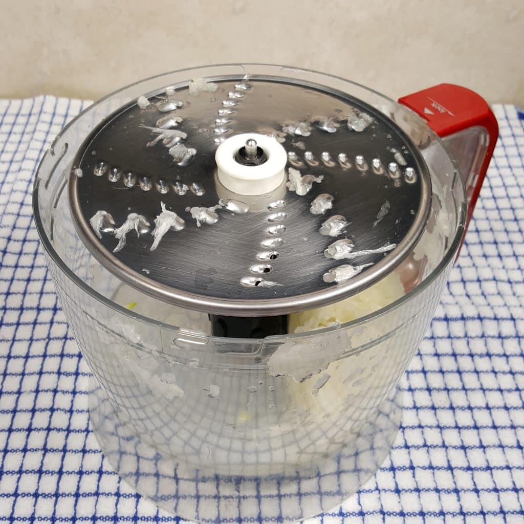 Grate the Onions in the Food Processor