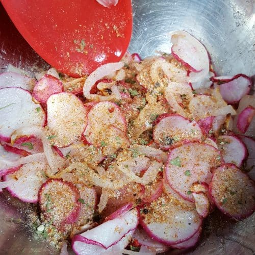 Low Carb Air Fryer Radish Hash Browns / Home Fries This Old Gal
