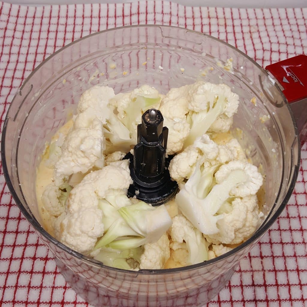 Add in Chopped Cauliflower