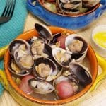 Instant Pot Steamed Clams in White Wine Garlic Butter