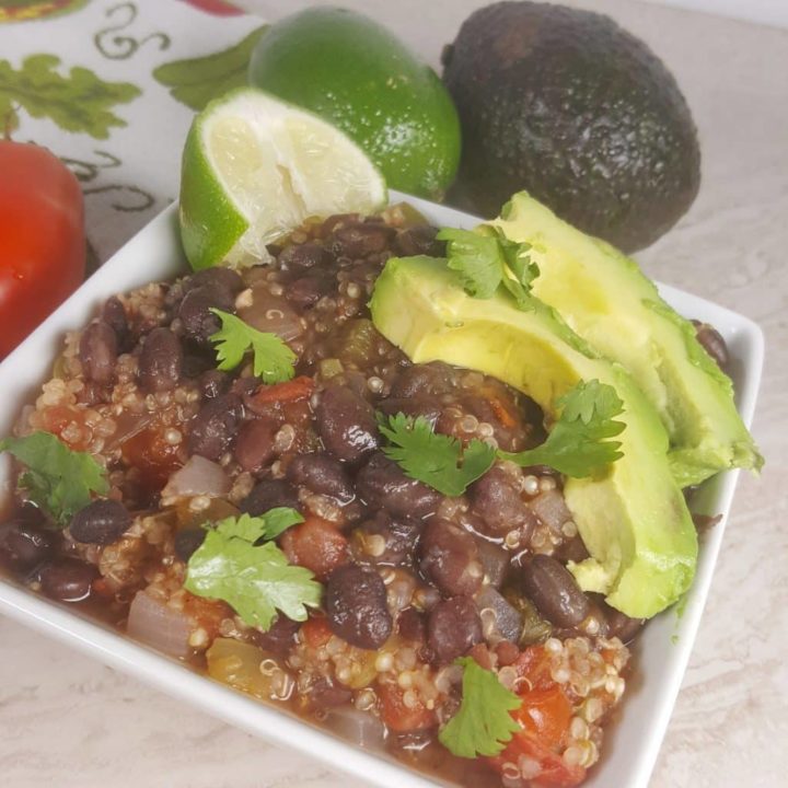 Pressure Cooker Cuban Black Bean Quinoa Bowls This Old Gal