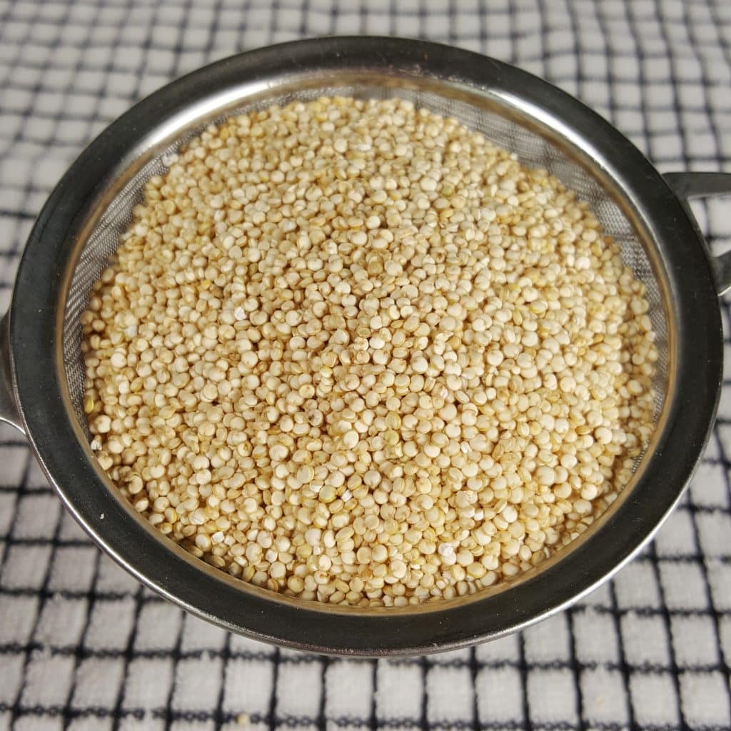 Scrub the Quinoa to Remove Saponin