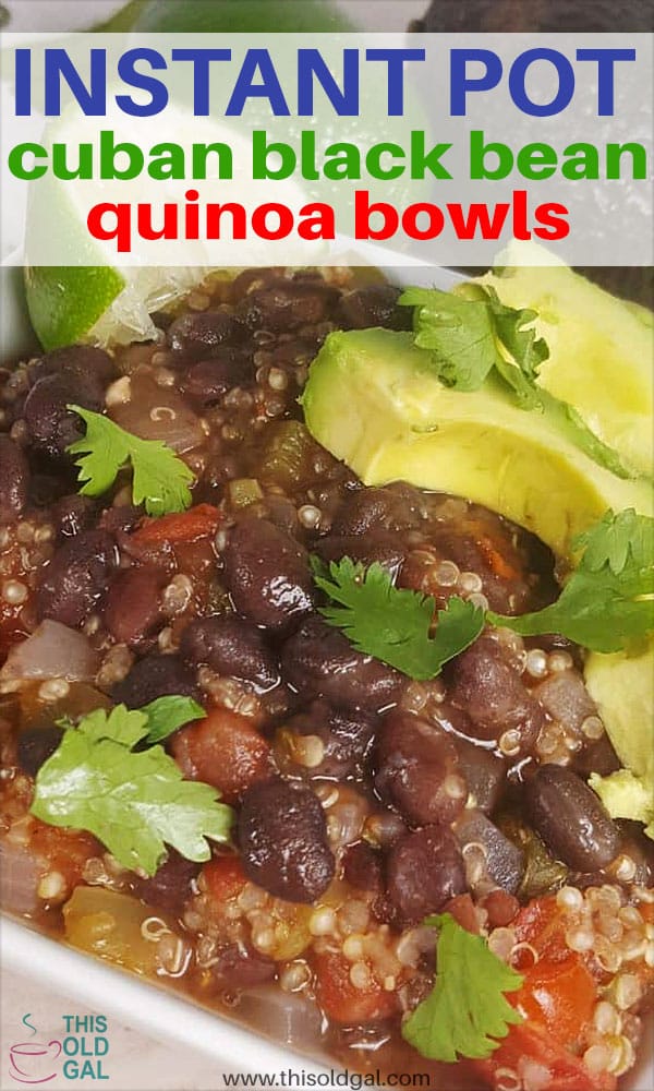 Cuban Black Bean Quinoa Bowls