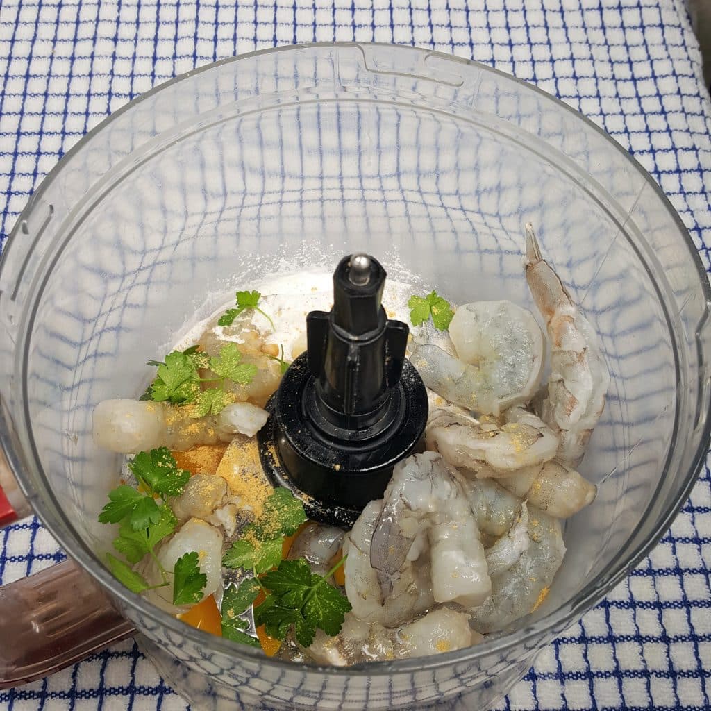 Blend Ingredients to make Shrimp Paste