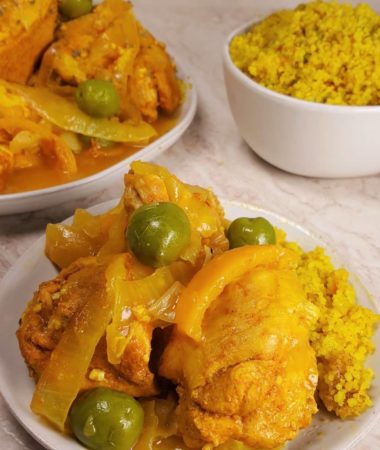 Instant Pot Pressure Cooker Moroccan Lemon Chicken with Olives