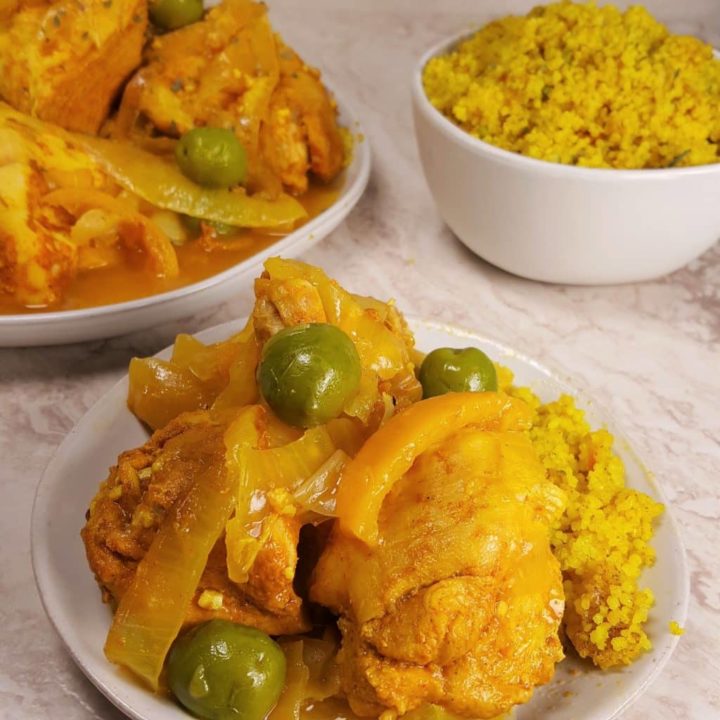 Pressure Cooker Moroccan Lemon Chicken with Olives This Old Gal