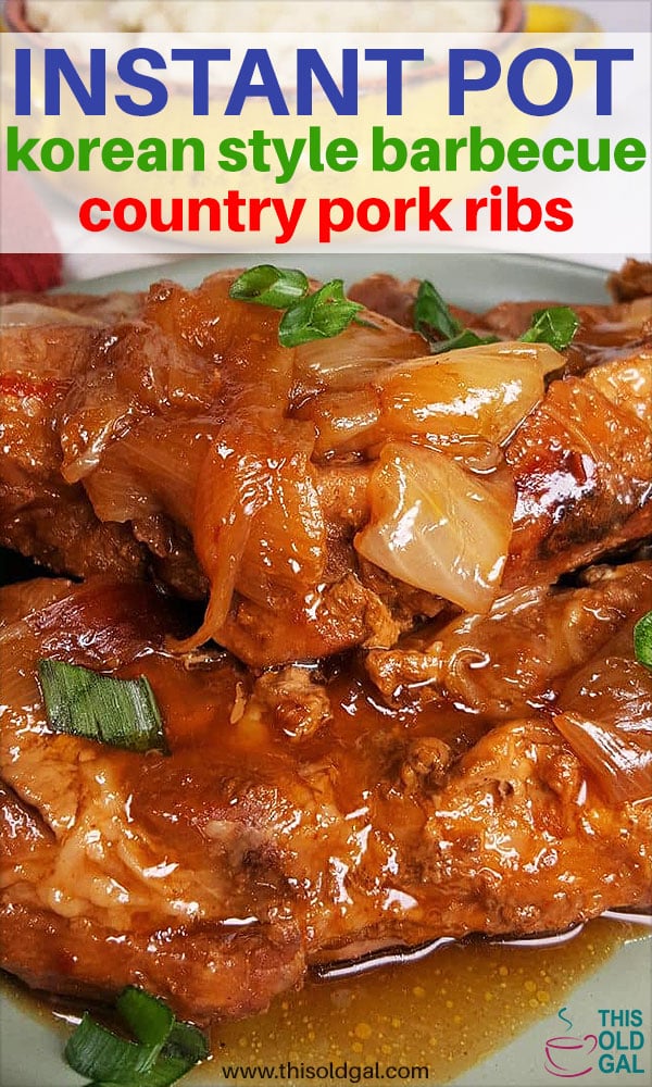 Korean Style Barbecue Country Pork Ribs