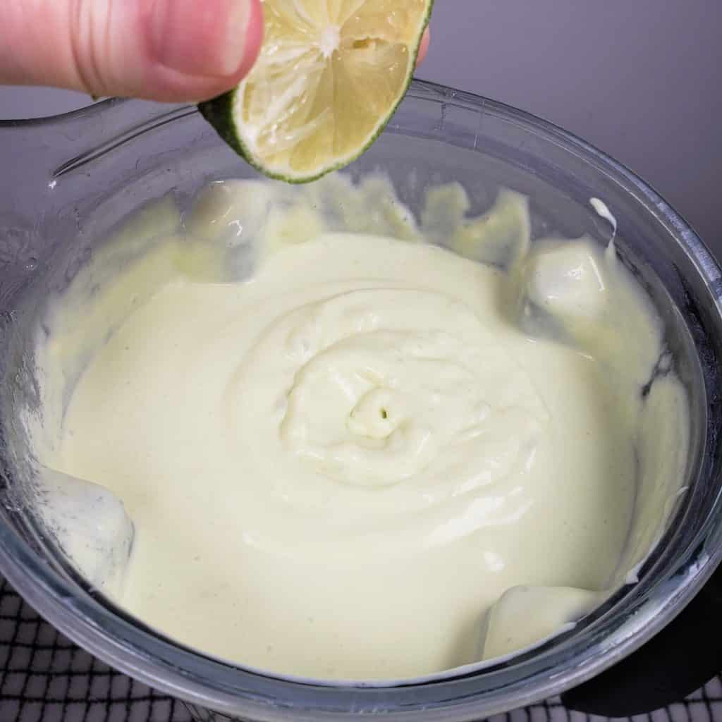 Mix in Lime Juice