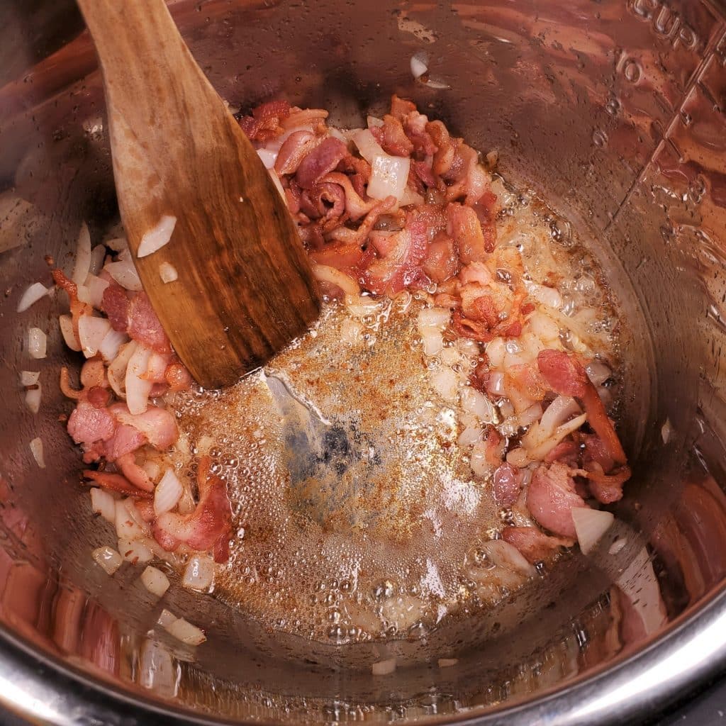 Scrape Bottom of Pot as Onions Cook