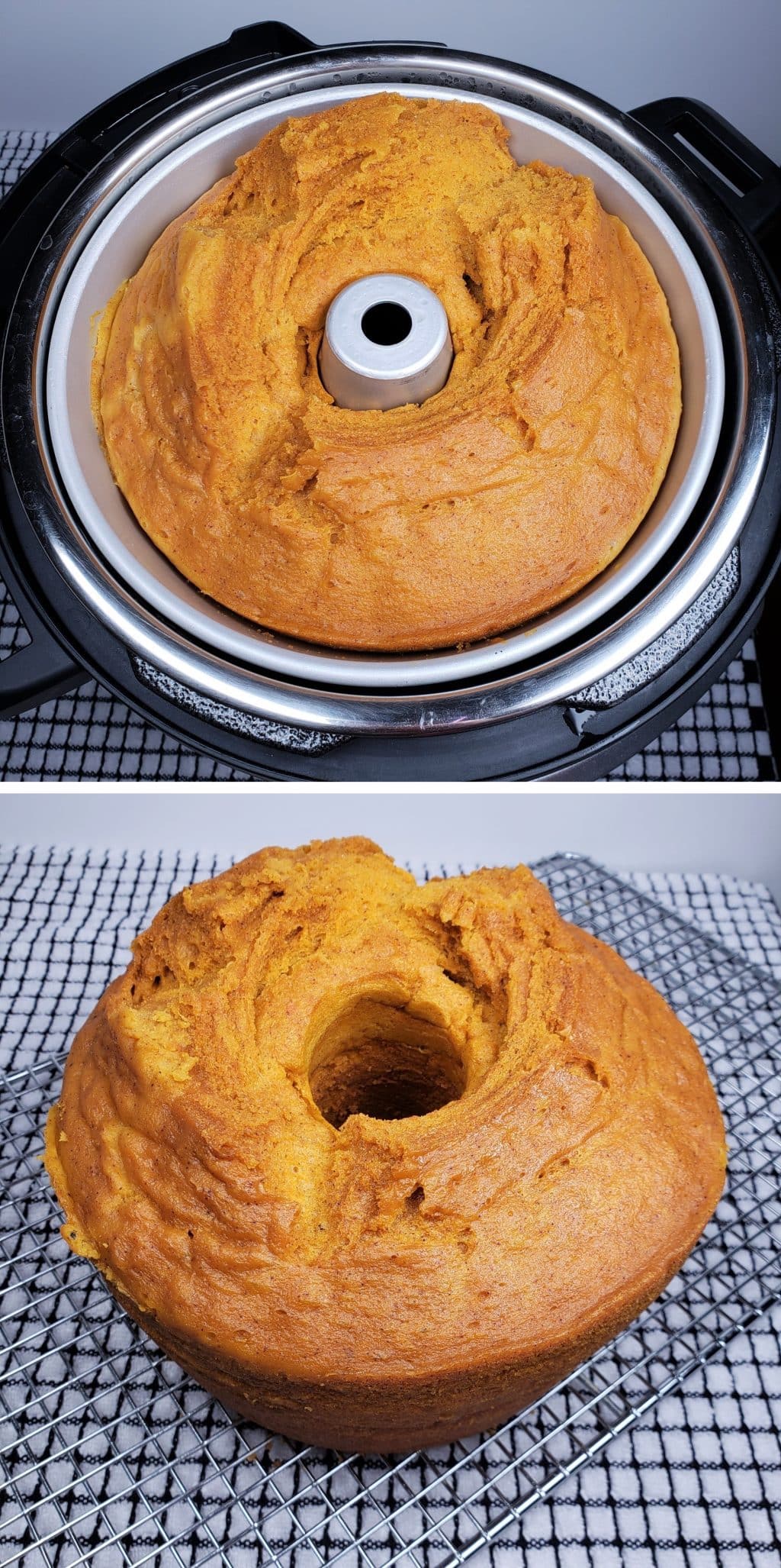 Fluffy and Tall Cake, Fresh from Instant Pot