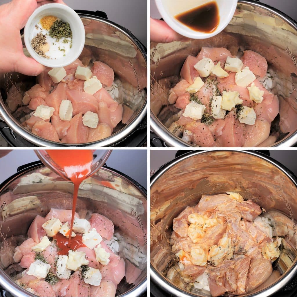 Add Seasonings and Liquids to Cooking Pot