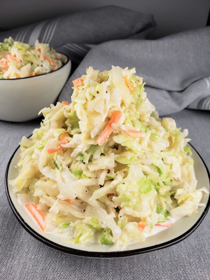 Easy Coleslaw Recipe (a/k/a Cole Slaw) - This Old Gal
