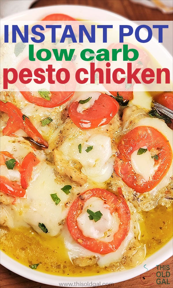 Low Carb Instant Pot Pesto Chicken