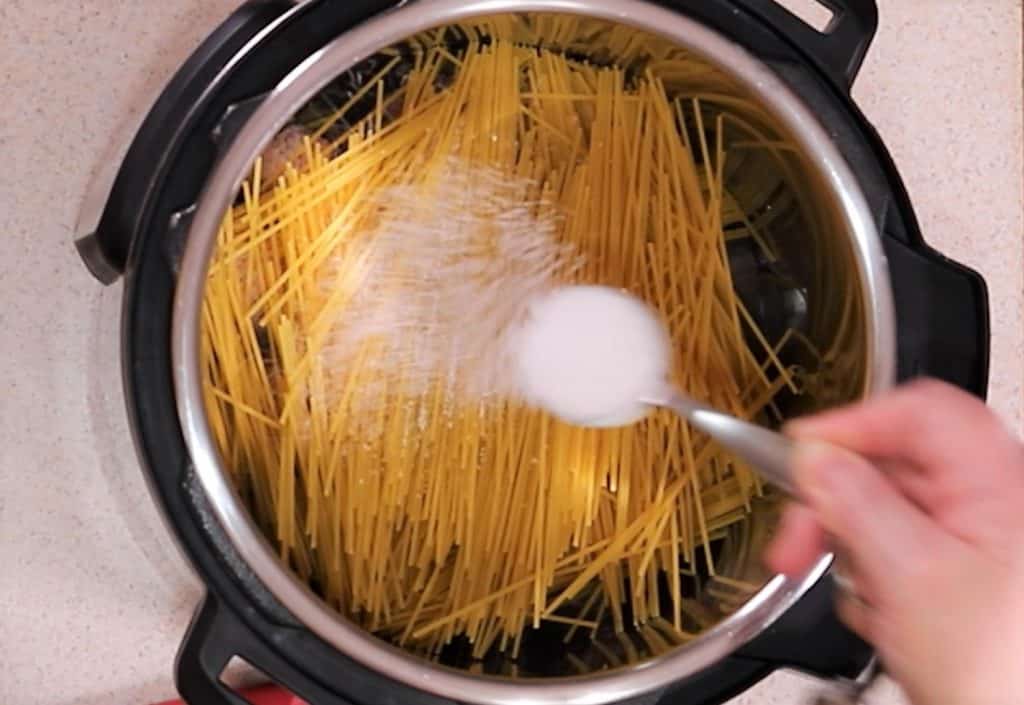 Sprinkle Salt Over Spaghetti