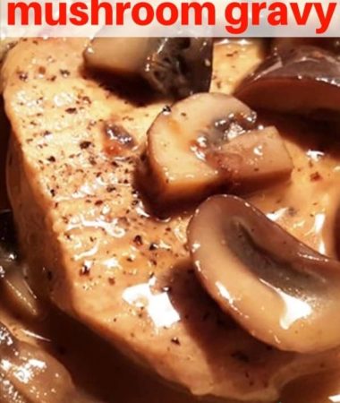 Pressure Cooker Pork Chops In Homemade Mushroom Gravy