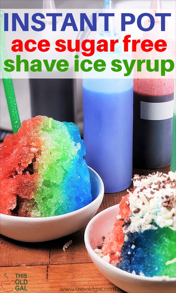 Sugar Free Shave Ice & Snow Cone Syrup