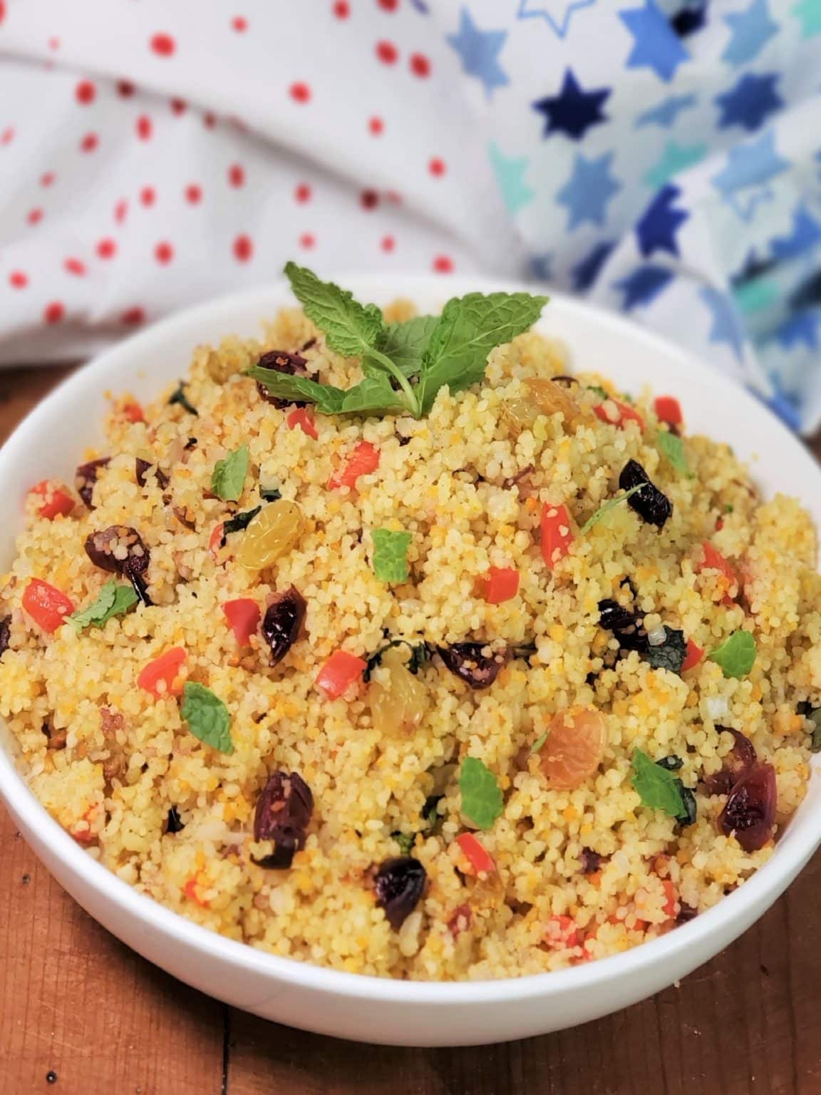 Instant Pot Cranberry Spice Couscous + Video This Old Gal
