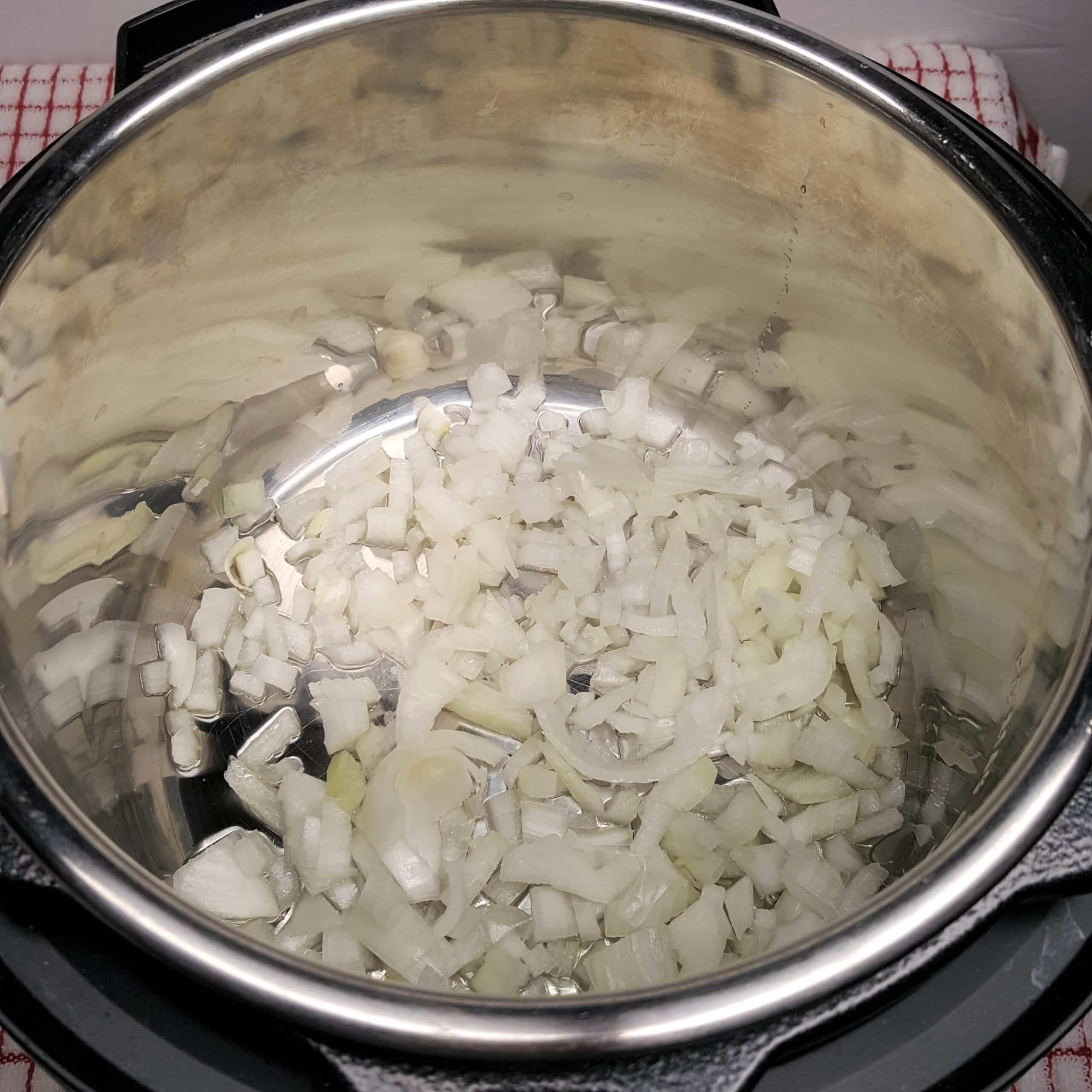 Onions Sauté in Oil