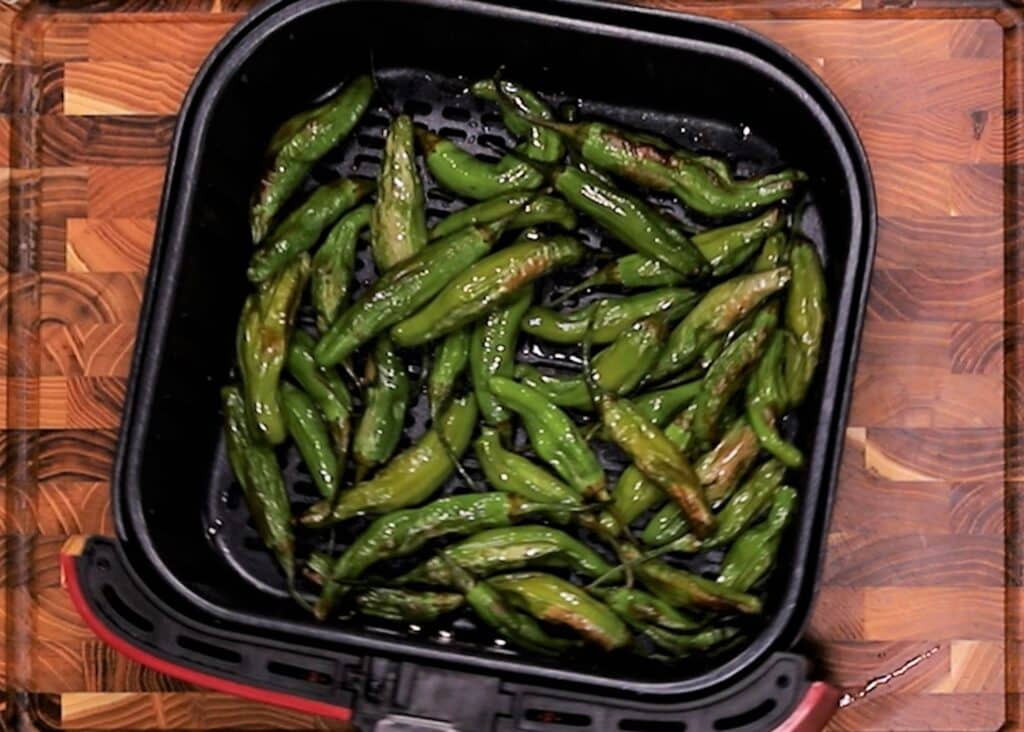 Air Fryer Japanese Blistered Shishito Peppers [+ Video] This Old Gal