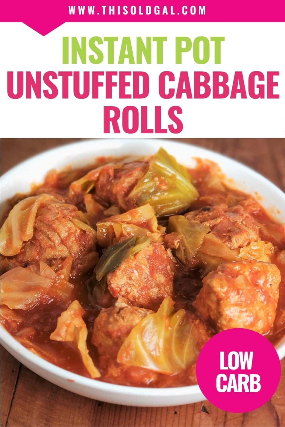 Low Carb Unstuffed Cabbage Rolls